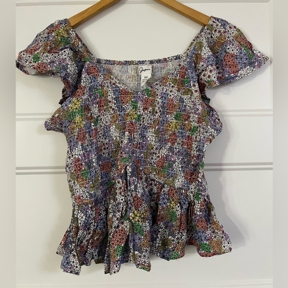 Ganni Tops - Japna floral blouse